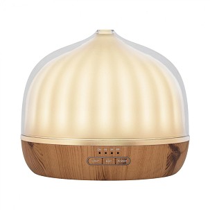 Home AD 500 aromadiffúzor, ultrahangos hidegpárásító, 500 ml kapacitás, önállóan is használható világítás, melegfehér fény, tartozék hálózati adapter