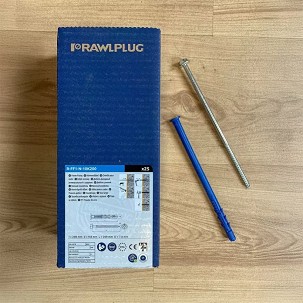 FF1 10x200 peremes dübel, hatlapfejű peremes csavarral (torx) (25db/doboz)